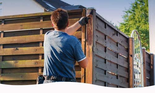 Enhance the design aesthetics of your home’s exterior by beatifying your fences with our fence painting services.