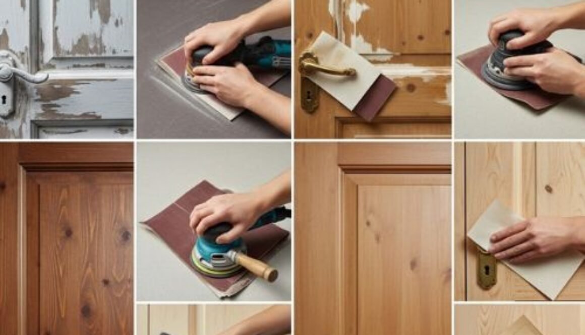How to Sand Paint Off Wood